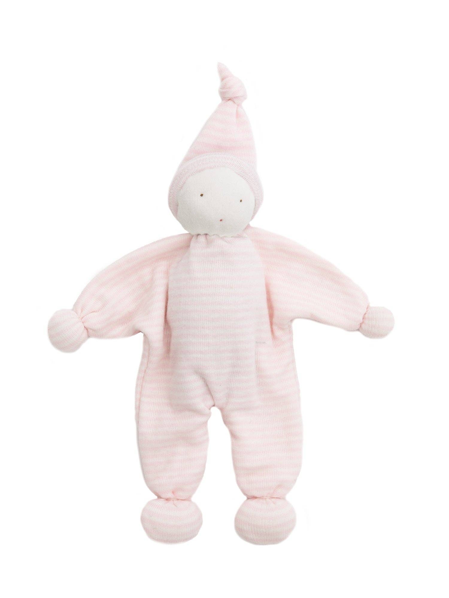 Under the Nile - Baby Buddy Lovey - Basic Pink Stripe