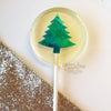 Christmas Tree Lollipops, Green Apple Flavor,  10/Case