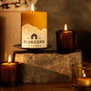 Bluecorn Candles - Beeswax Pillar Candles - 100% Pure, Dripless, 8 Sizes