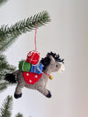 Ganapati - Felt Ornament - Donkey with Gifts