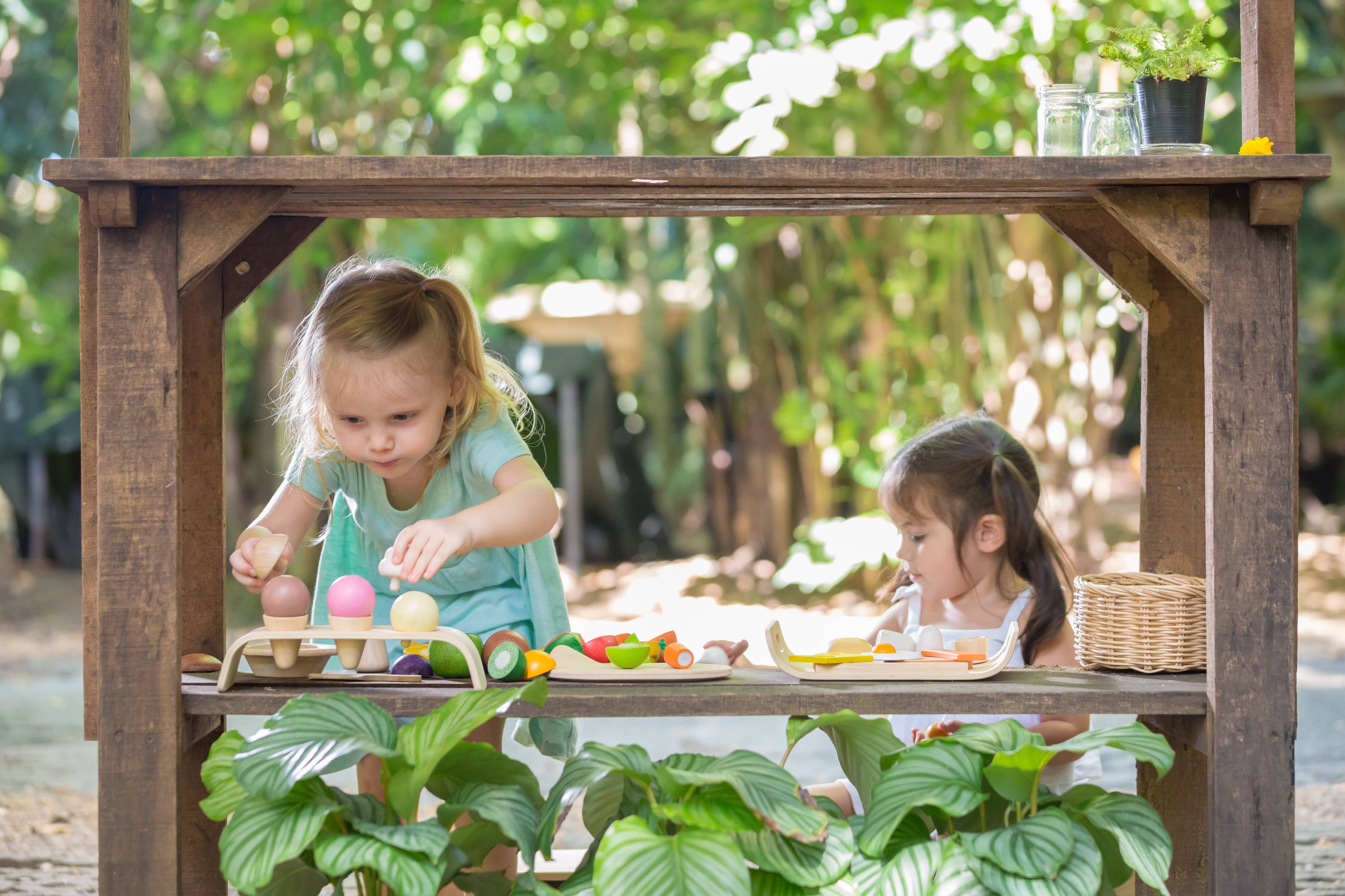 PlanToys - Assorted Fruit And Vegetable Wood Toy for Kids