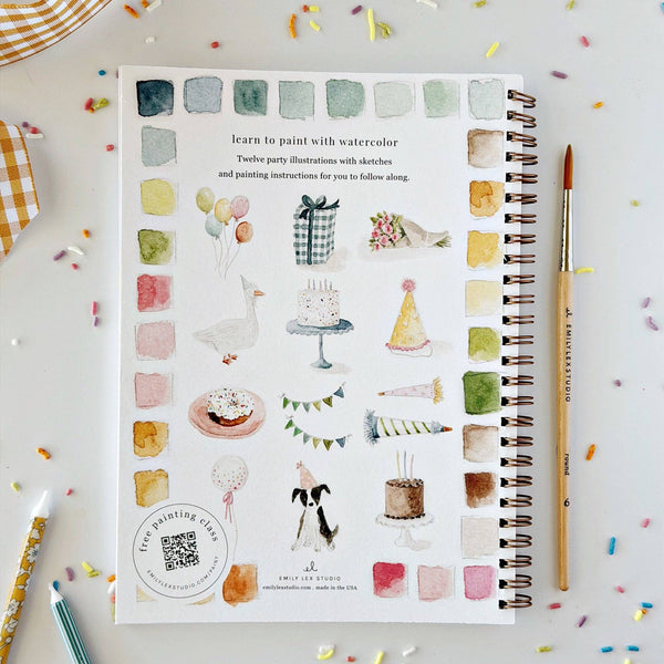 emily lex studio - Celebrate watercolor workbook