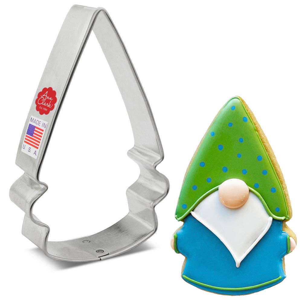 Ann Clark - Adorable Gnome Cookie Cutter. (Bag of 1 Dozen)
