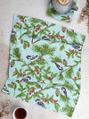 April Cornell - Chickadee Tea Towel Set of 2 - Winter Mint