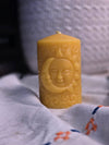 Farm and Hive - Cosmic Dance Pillar | Beeswax Candle