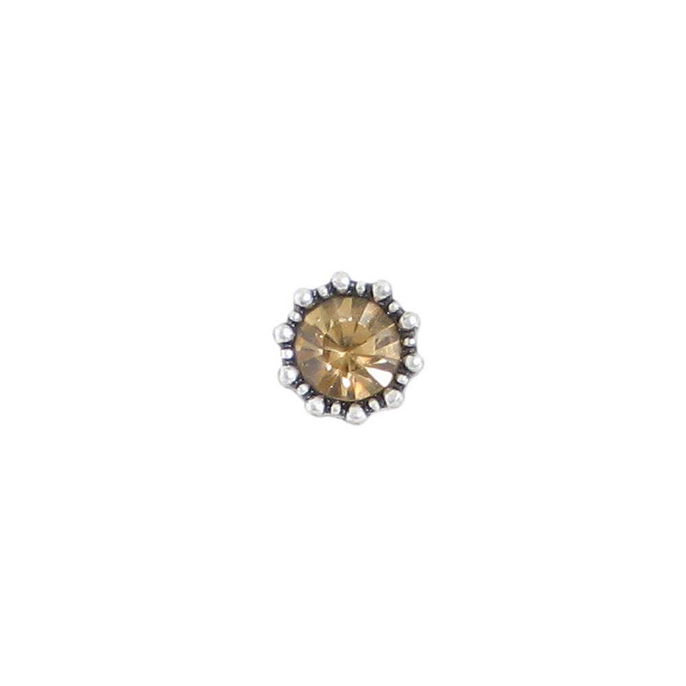 Baked Beads - Granulated Crystal Post