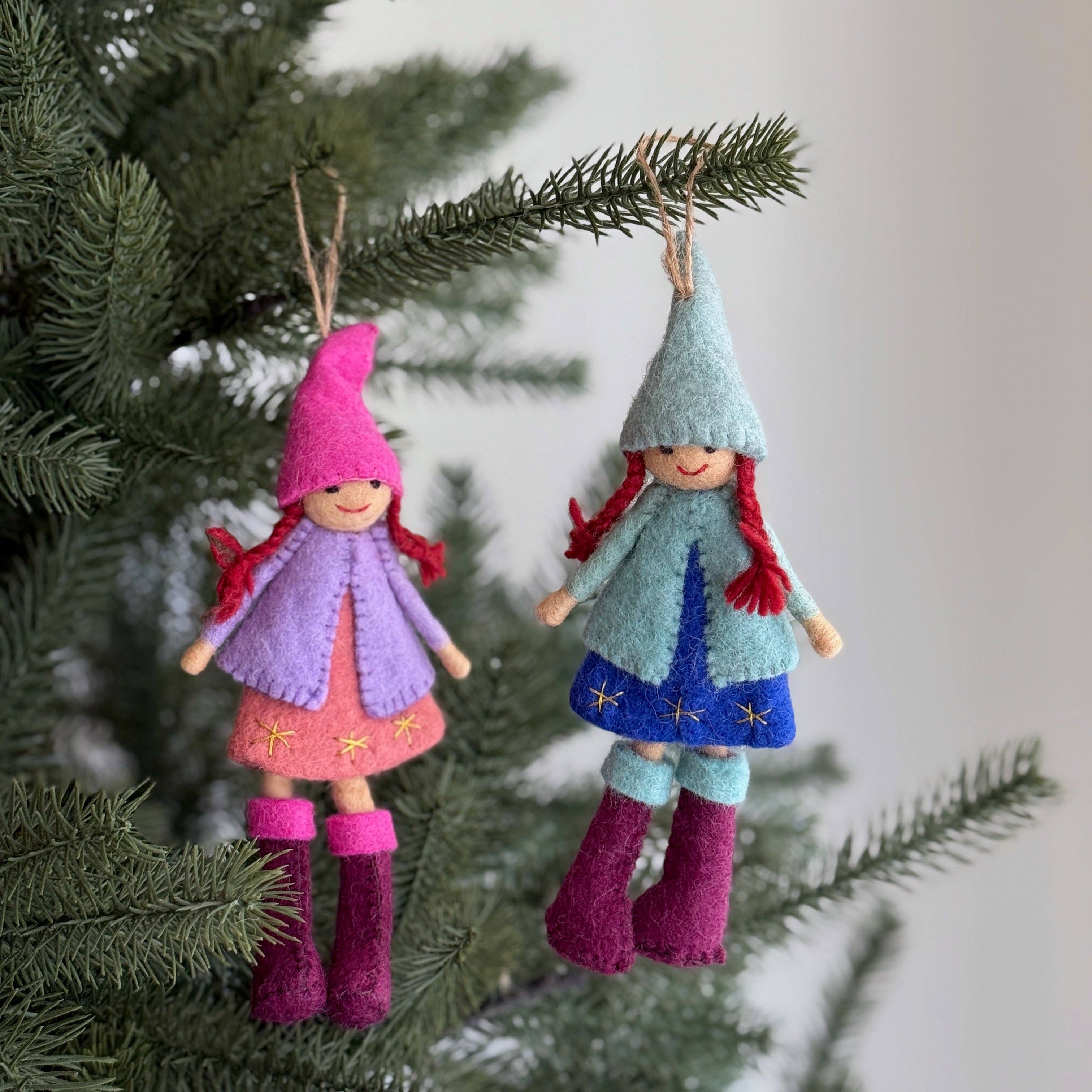 Ganapati - Felt Nordic Girl Ornament
