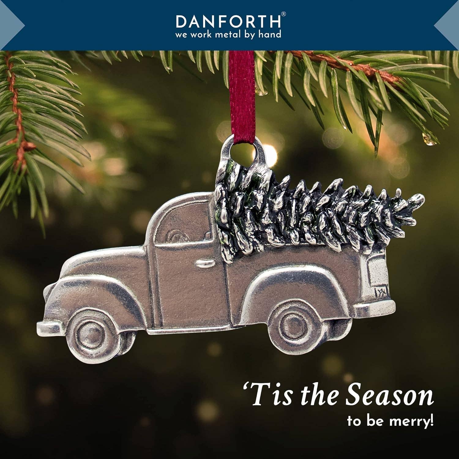 Danforth Pewter | Handcrafted Heirloom Quality Gifts - A Keeper 2013 Annual Ornament | Pewter | Tree Ornament