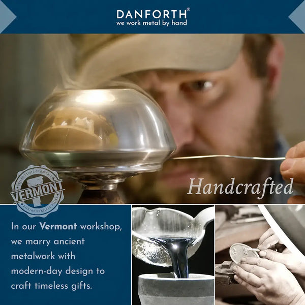 Danforth Pewter | Handcrafted Heirloom Quality Gifts - Blue Jay Magnet | Handmade Pewter | Bird Lover Gift
