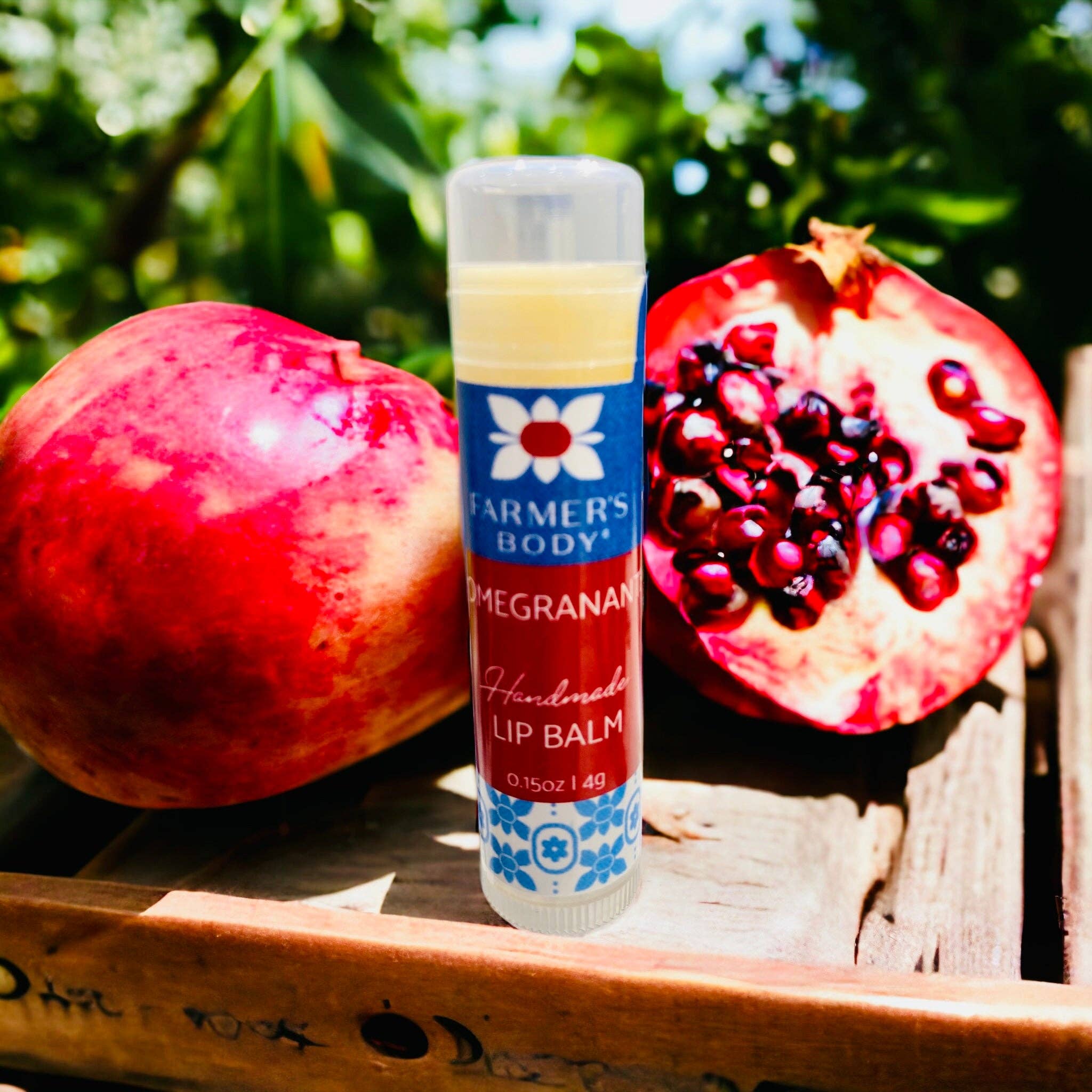 Farmer's Body - Pomegranate Lip Balm (Vegan)