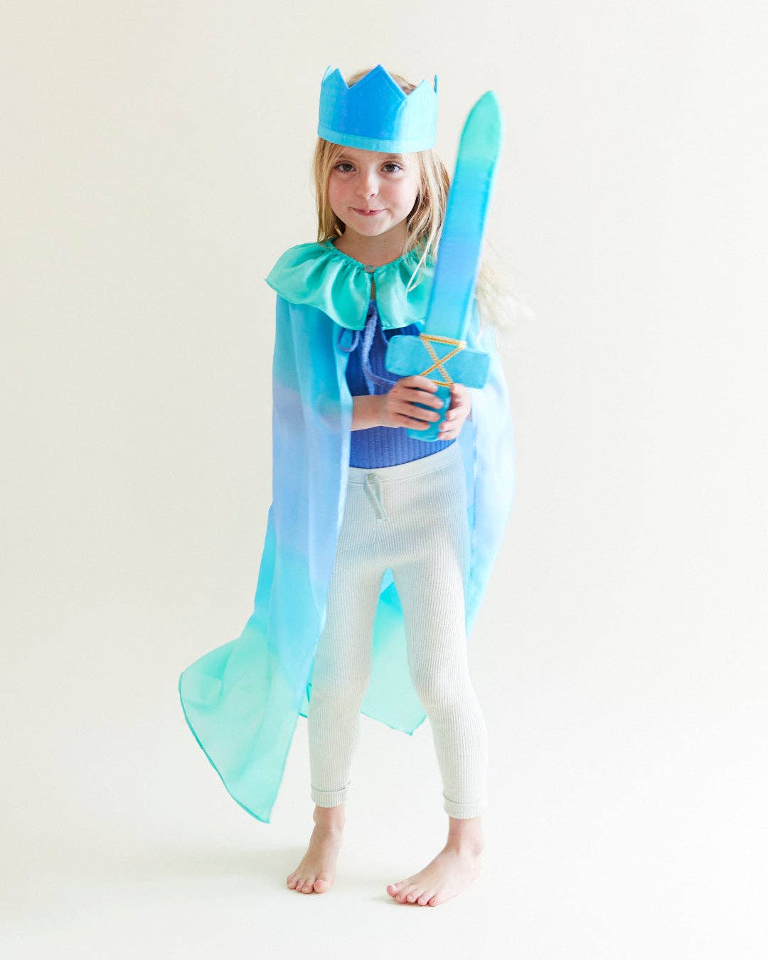 Sarah’s Silks - Mermaid Cape - 100% Silk Capes for Dress Up & Pretend Play