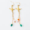 Nest Pretty Things - Long Bird Charm Earrings