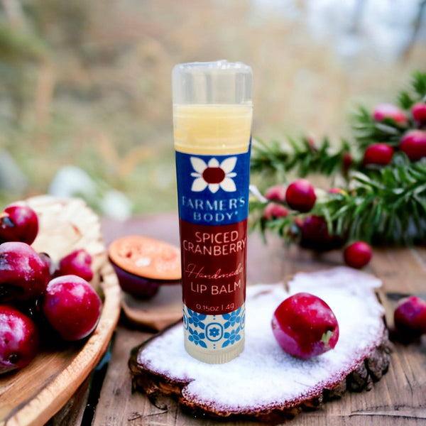 Farmer's Body - *Limited Edition* Spiced Cranberry Lip Balm (Vegan)