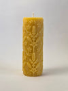 Farm and Hive - For the Beauty of the Earth Pillar | Beeswax Candle