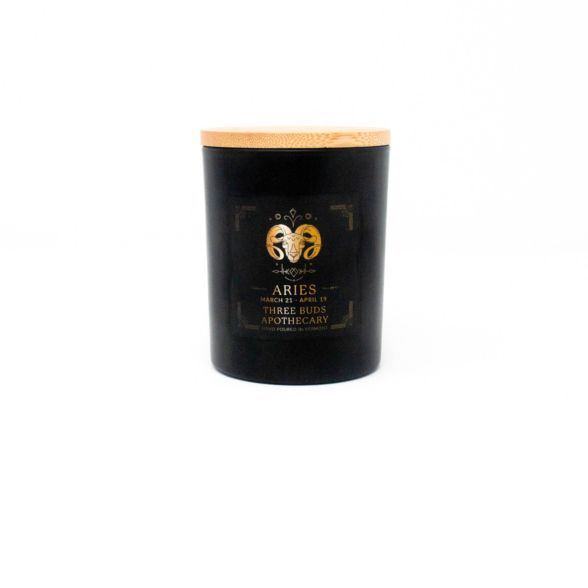 Three Buds Apothecary - Aries Zodiac Astrology Soy Candle