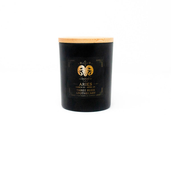 Three Buds Apothecary - Aries Zodiac Astrology Soy Candle