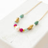 Nest Pretty Things - Dainty Turquoise and Pearl Necklace