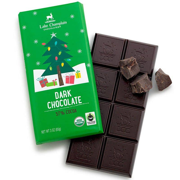 Lake Champlain Chocolates - Dark Chocolate Organic Holiday Bar