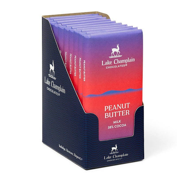 Lake Champlain Chocolates - Milk Peanut Butter Signature Bar, Organic & Fair Trade