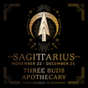 Three Buds Apothecary - Sagittarius Zodiac Astrology Soy Candle