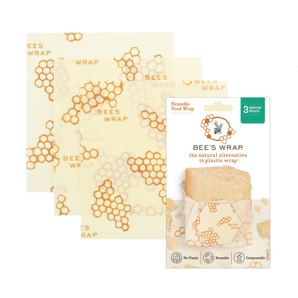 Bee's Wrap - Medium 3 Pack Wraps - Honeycomb