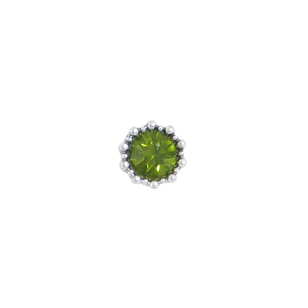 Baked Beads - Granulated Crystal Post