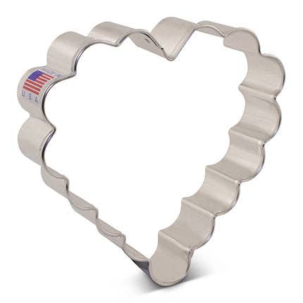 Ann Clark - Scalloped Heart Cookie Cutter, 4