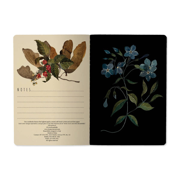 BV by Bruno Visconti - Small Notebook  Forest Flowers 