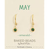 Baked Beads - Birthstone Huggie Earring