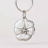 Danforth Pewter - Pansy / Purple Keyring