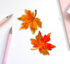 inkpaperfable - Autumn Maple Leaves Sticker