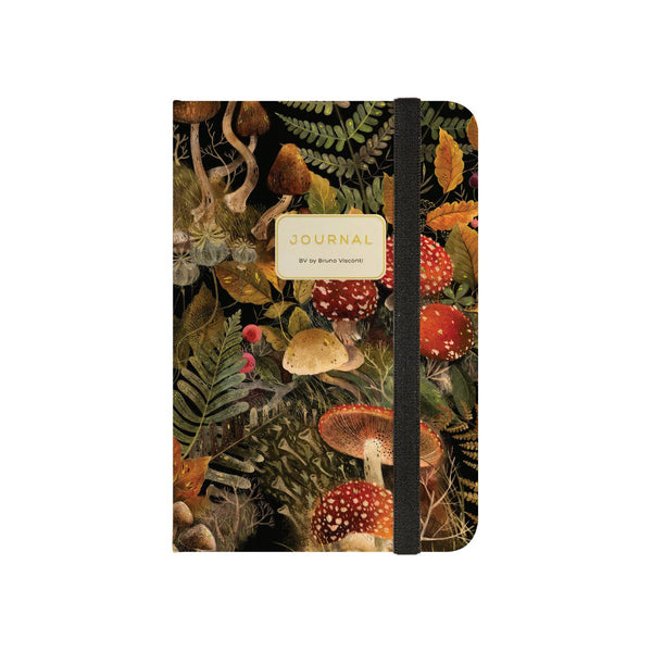 BV by Bruno Visconti - Hard Cover Journal A5 - Forest Mushrooms 