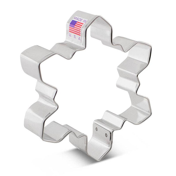 Ann Clark - Geometric Snowflake Cookie Cutter, 4". (Bag of 1 Dozen)