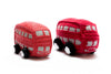 Best Years Ltd - London Bus Toy, Bath Toy and Teether, Natural Rubber Red