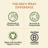 Bee's Wrap - Medium 3 Pack Wraps - Honeycomb