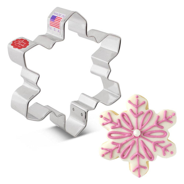 Ann Clark - Geometric Snowflake Cookie Cutter, 4". (Bag of 1 Dozen)