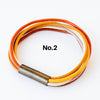 Nest Pretty Things - Colorful Magnetic Leather Cord Bracelet