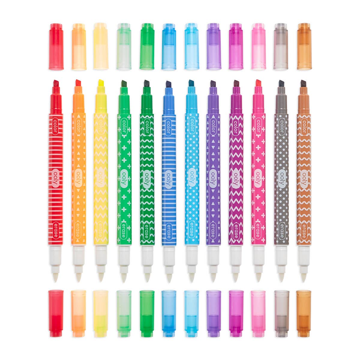 OOLY - Make no Mistake!: Erasable Markers (Set of 12)