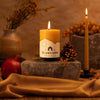 Bluecorn Candles - Beeswax Taper Candles – Eco-Friendly, Dripless & Handmade