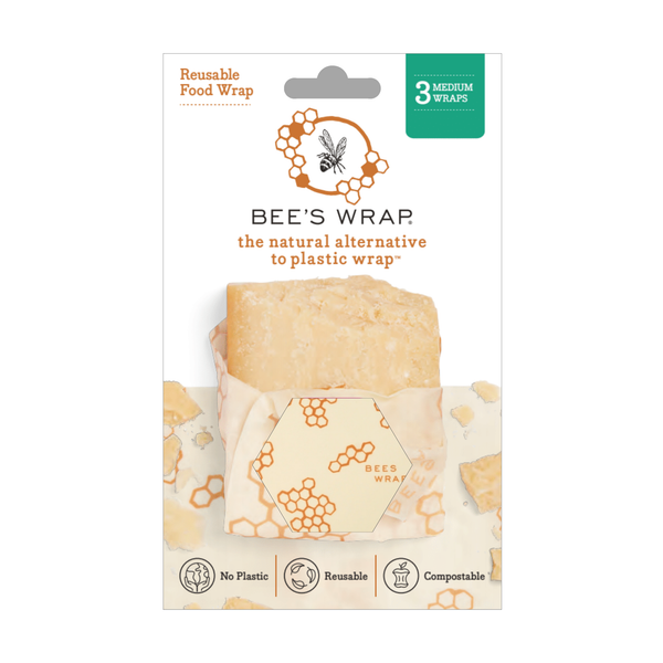 Bee's Wrap - Medium 3 Pack Wraps - Honeycomb