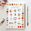 emily lex studio - Autumn watercolor workbook