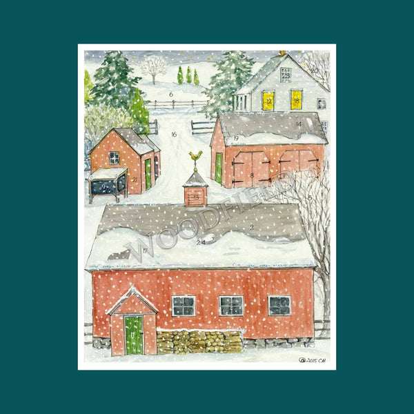 Woodfield Press - #3024 - Farm Advent Calendar