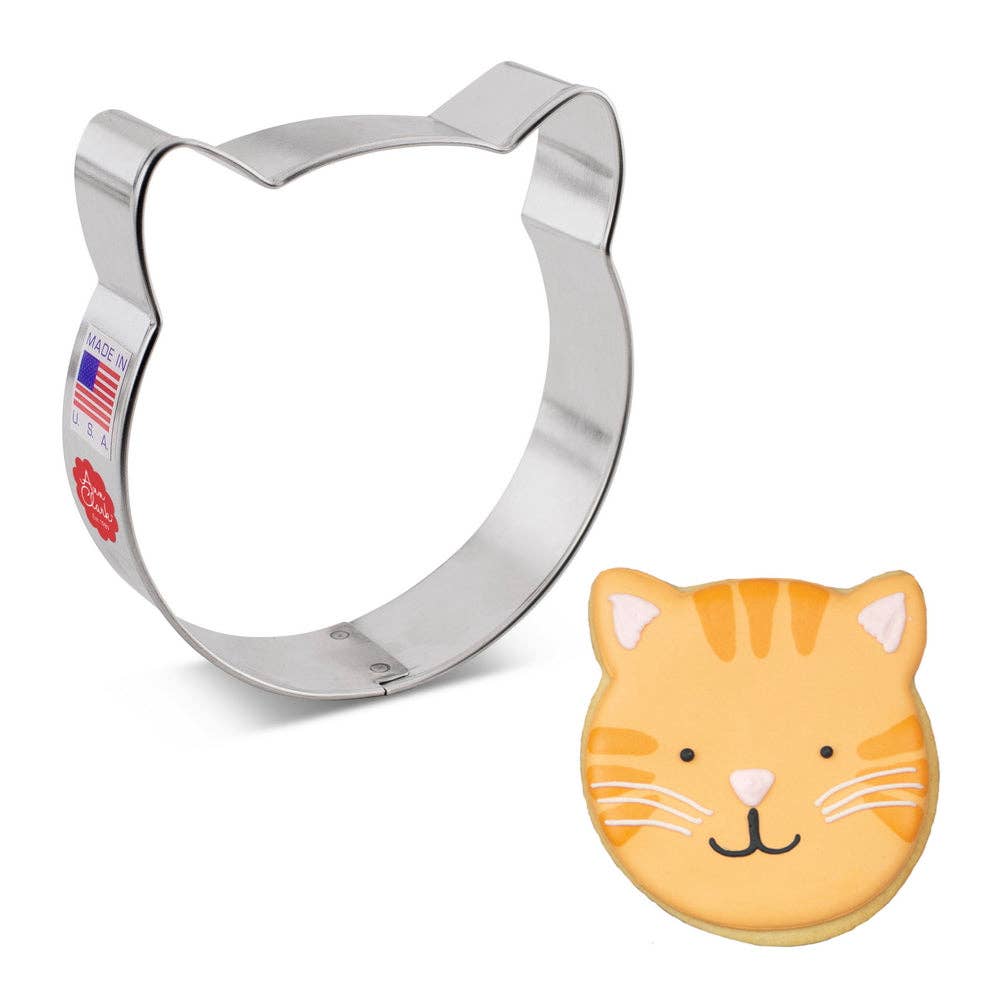 Ann Clark - Cat Face Cookie Cutter. (Bag of 1 Dozen)