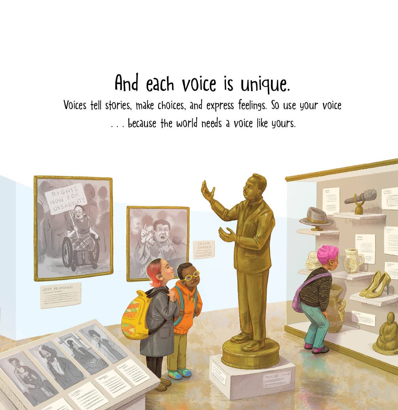 A Voice Like Yours:  A children's picture book