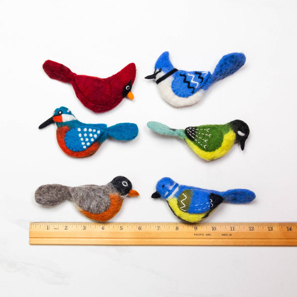 The Winding Road - Felt Finger Puppets - Bird Finger Puppets NEW