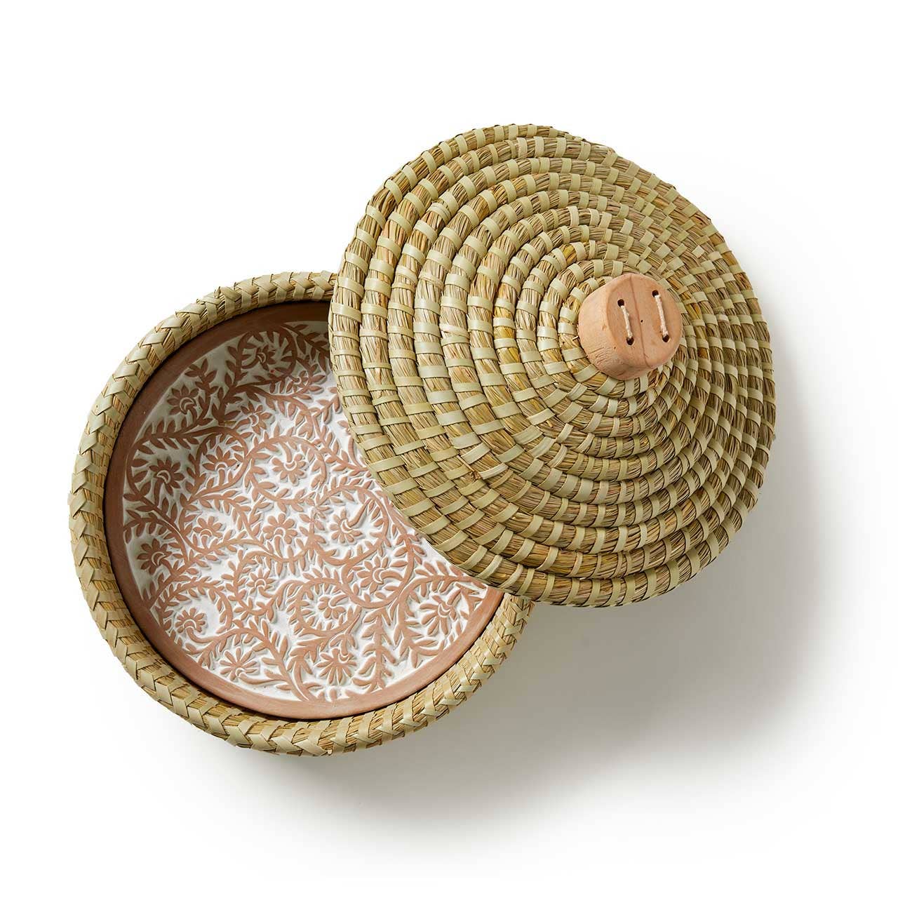 Lidded Pangara Terracotta Breadwarmer