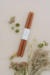 Mo&Co Home - Terra Cotta | Dipped Beeswax Taper Candles | All Natural