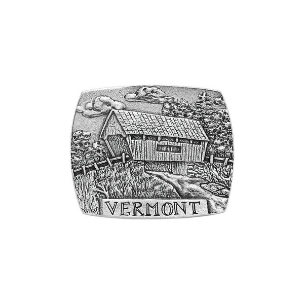 Danforth Pewter - Covered Bridge Magnet