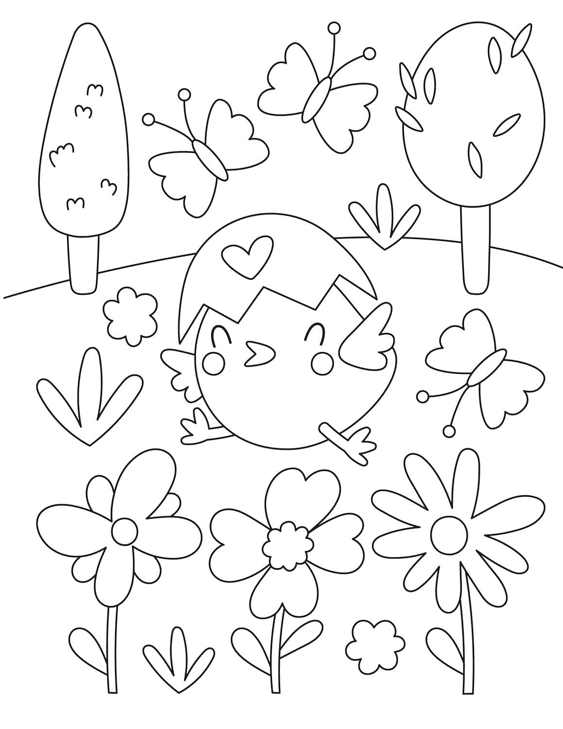 Fox Chapel Publishing - Sweet Easter Coloring Book