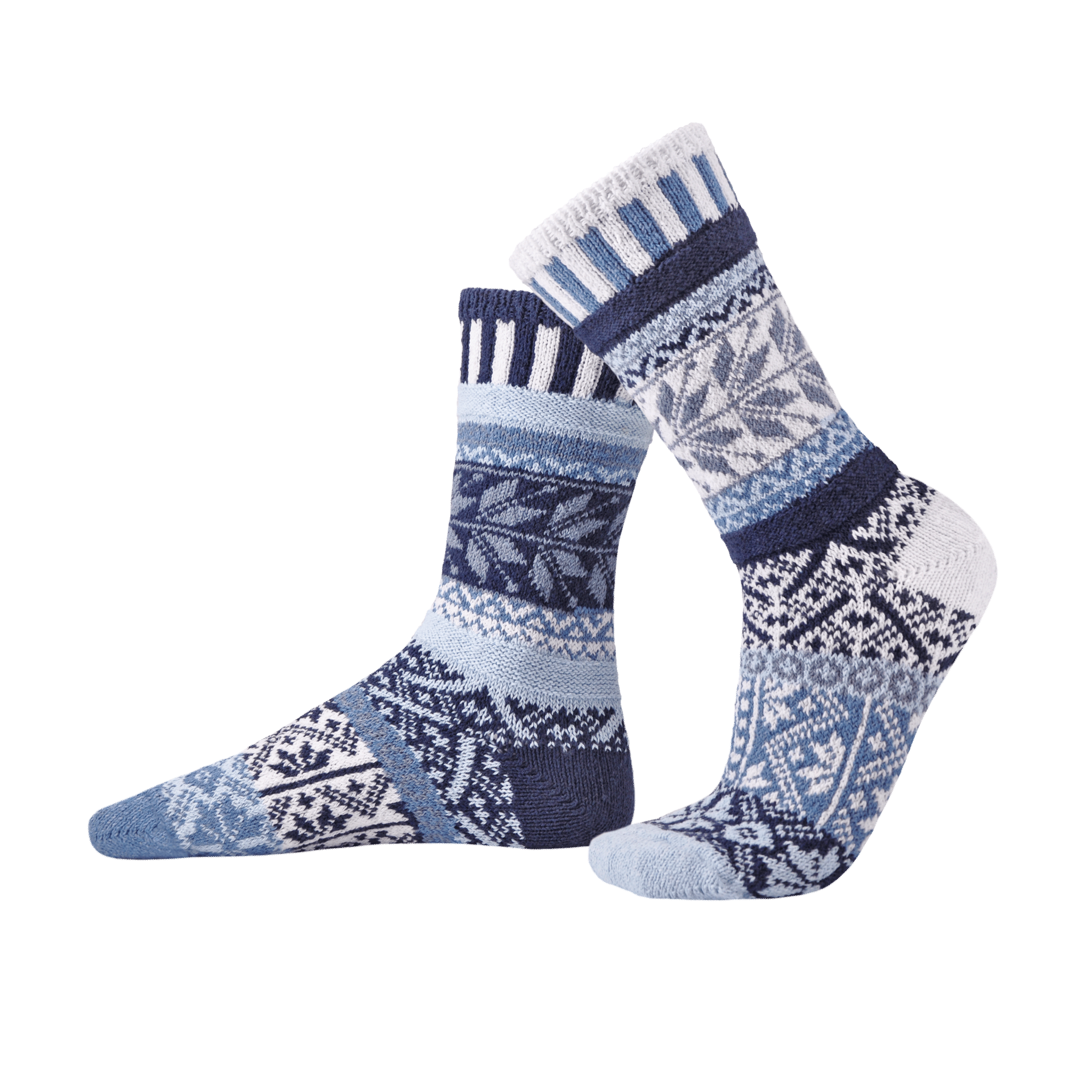 Solmate Socks - Snowdrop Cozy Socks | Made in USA Christmas Holiday Gifts